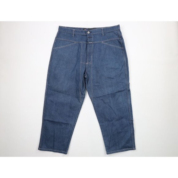 Vintage 90s Marithe Francois Girbaud Mens 40x26 Spell Out Baggy 